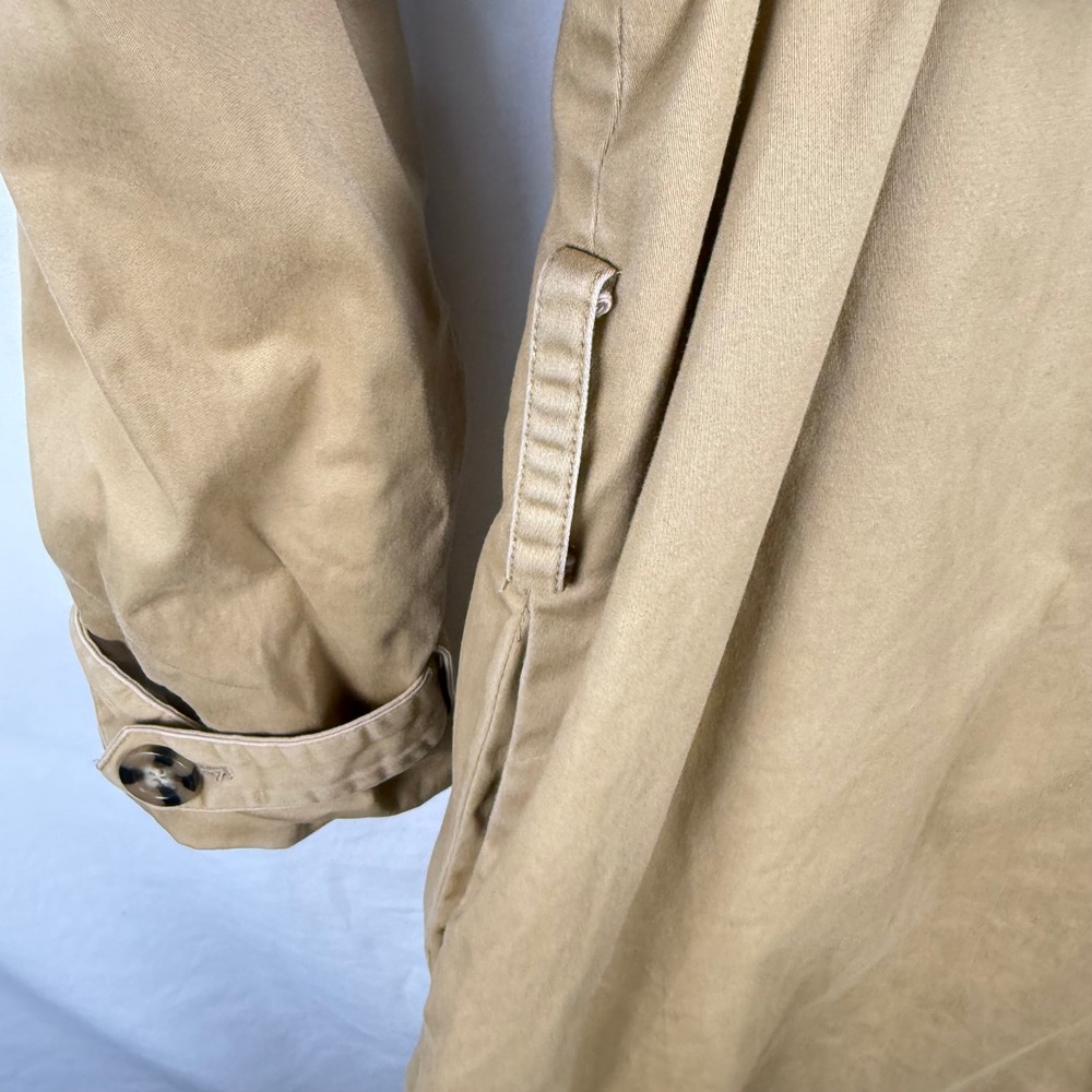 Favorite Daughter The Charles Trench Coat Small Oversized Classic MISSING BELT - Picture 8 of 13